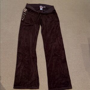 Juicy Couture Dark Velour Pants
